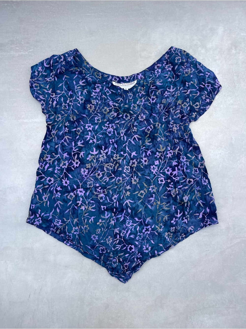 Batik Short Sleeve Top